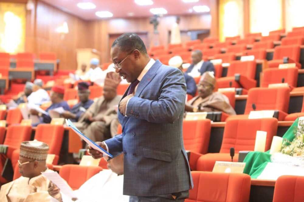 Smart Adeyemi at the Senate