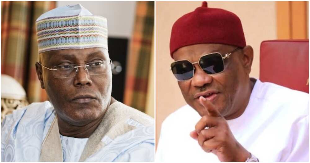 Atiku Abubakar, Governor Nyesom Wike, 2023 election, PDP