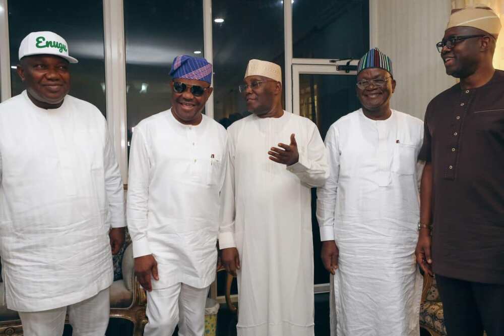 Atiku Abubakar, Nyesom Wike, Samuel Ortom, Jonah Jang, Seyi Makinde, Intergrity Group, PDP