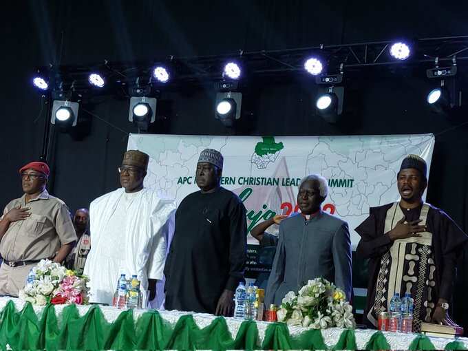 APC chieftains at Abuja summit