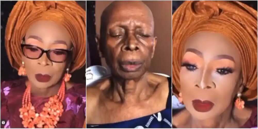 Mai da tsohuwa yarinya: Bidiyon yadda 'yan kwalliya suka sauya halittar tsohuwa Mai da tsohuwa yarinya: Bidiyon yadda 'yan kwalliya suka sauya halittar tsohuwa