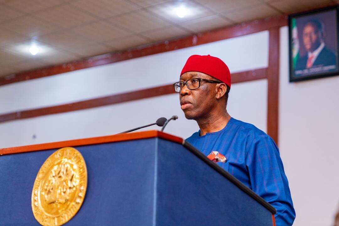 NEC peer review needed to solve Nigeria’s challenges — Okowa