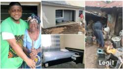 Nigerian Catholic priest builds house for 90-year-old woman after she kindly gave him 6 eggs