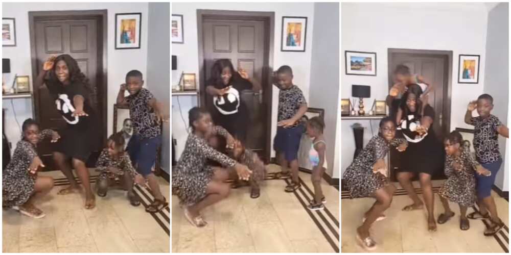 Mercy Johnson and her kids