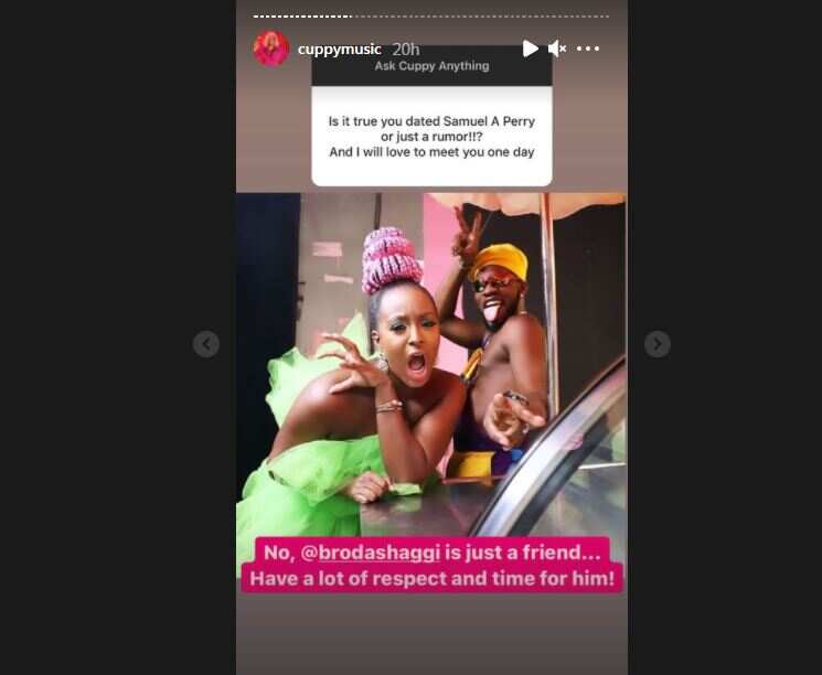 DJ Cuppy tells fans more about herself online.