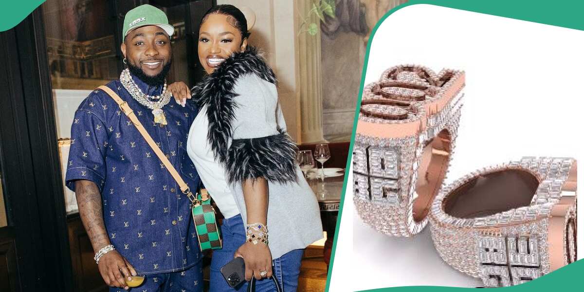 You need to see the multi-million Naira diamond ring Davido bought for himself and wife
