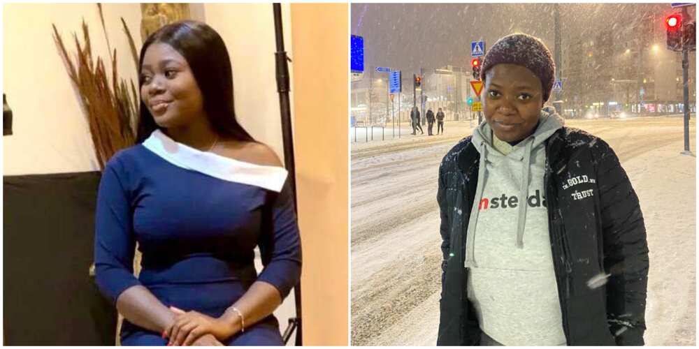 Reactions as Nigerian lady quits UNILAG after 4 years to start afresh in Finland, shares abroad photos