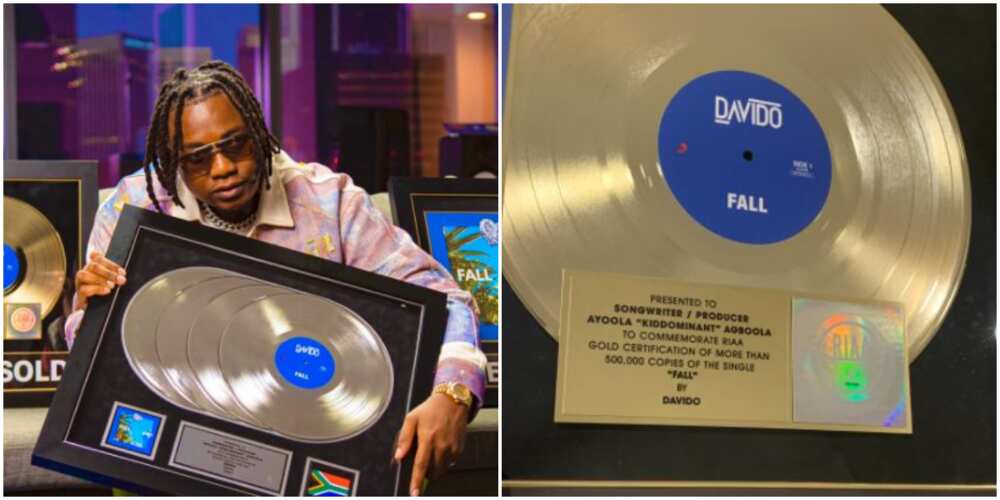 Songwriter and producer Kiddominant receives RIAA plaque as Fall is certified gold