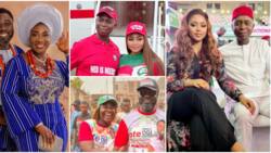 Supportive partners: A look into Mercy Johnson and Regina Daniels' political walk with their husbands
