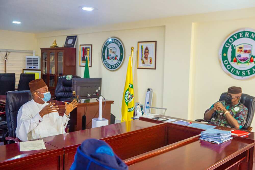 Hon. Akinlade and Governor Abiodun