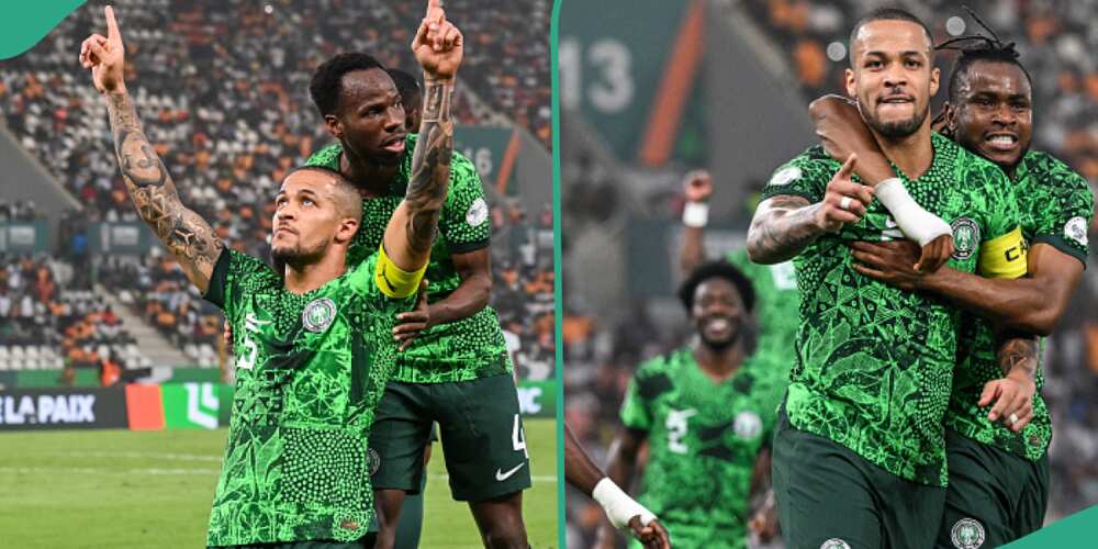 Nigeria scores at AFCON finals.