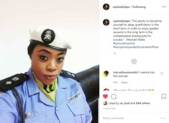 Beautiful former zonal police PRO Dolapo Badmus promoted to provost, headgear changes