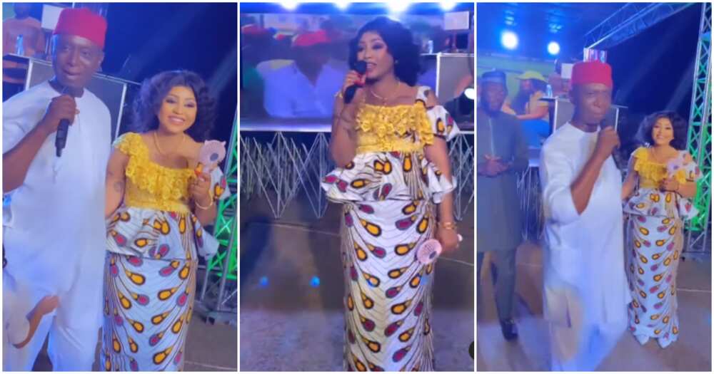 Regina Daniels throws party to celebrate Ned Nwoko on 62nd birthday.