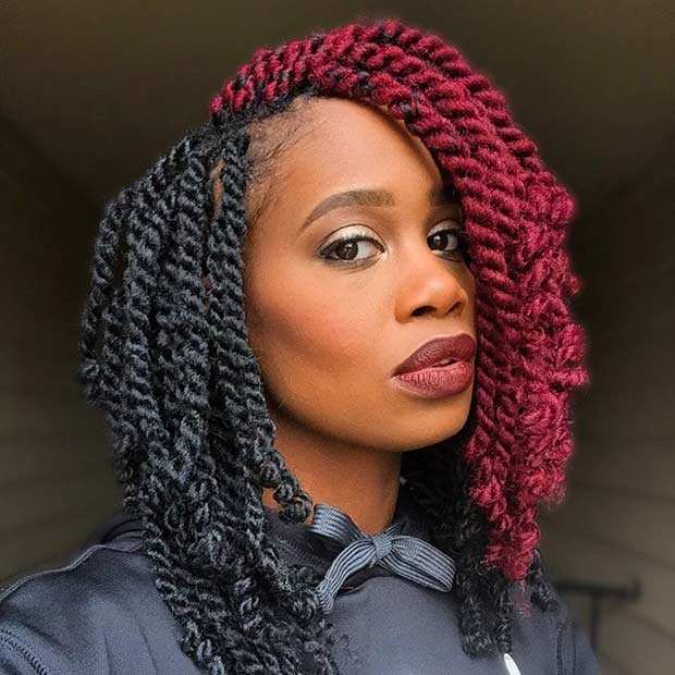 Big twist braids hairstyles for real fashionistas 