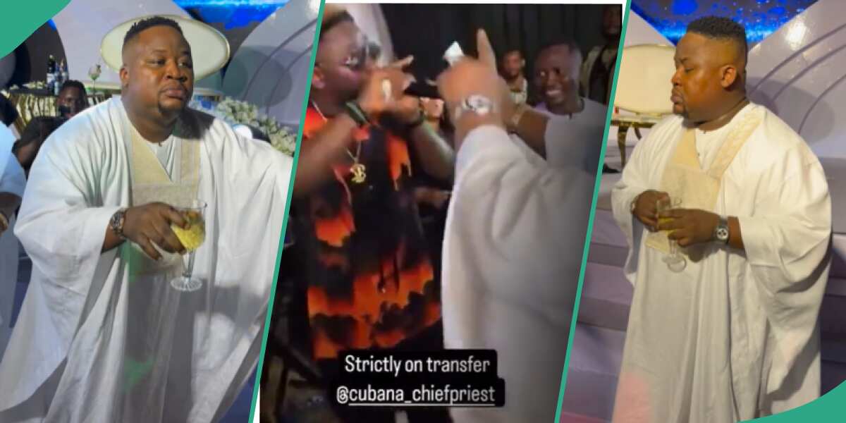 WATCH: Video of Cubana Chiefpriest changing his money spraying format at a party trends