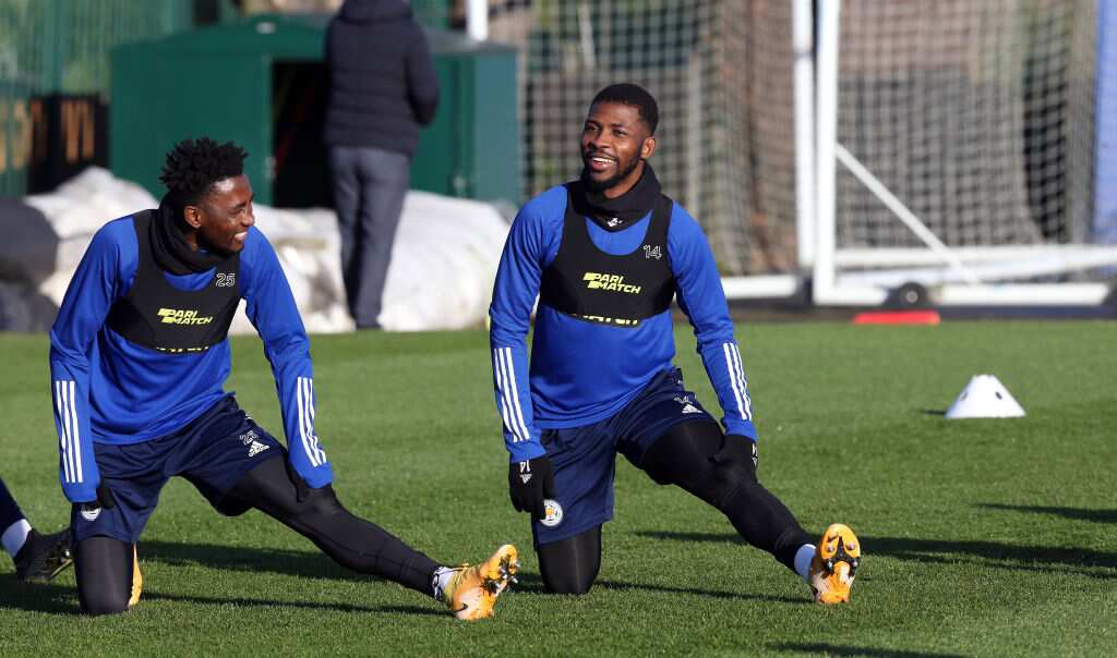 Super Eagles star laughs at fellow Nigerian teammate's response when he asked for his playing boots