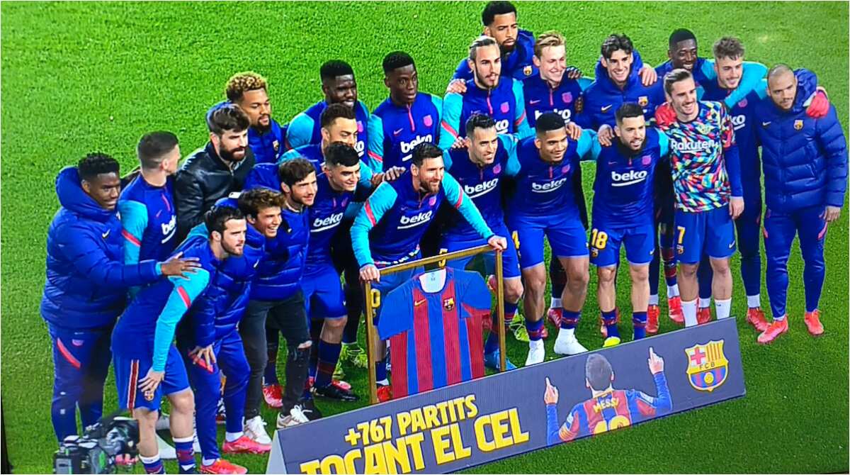 Lionel Messi honoured for remarkable achievement at Barcelona after setting new club record