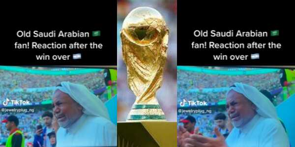 Emotional Video Shows Man Shedding Tears While Watching Saudi's Victory Over Argentina, Social Media Reacts