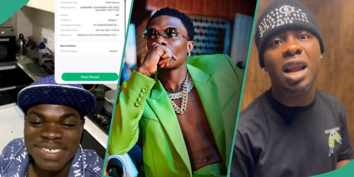 Watch moment Portable's ex-signee Manny Monie went gaga online as hypeman Money Gee gives him 1m