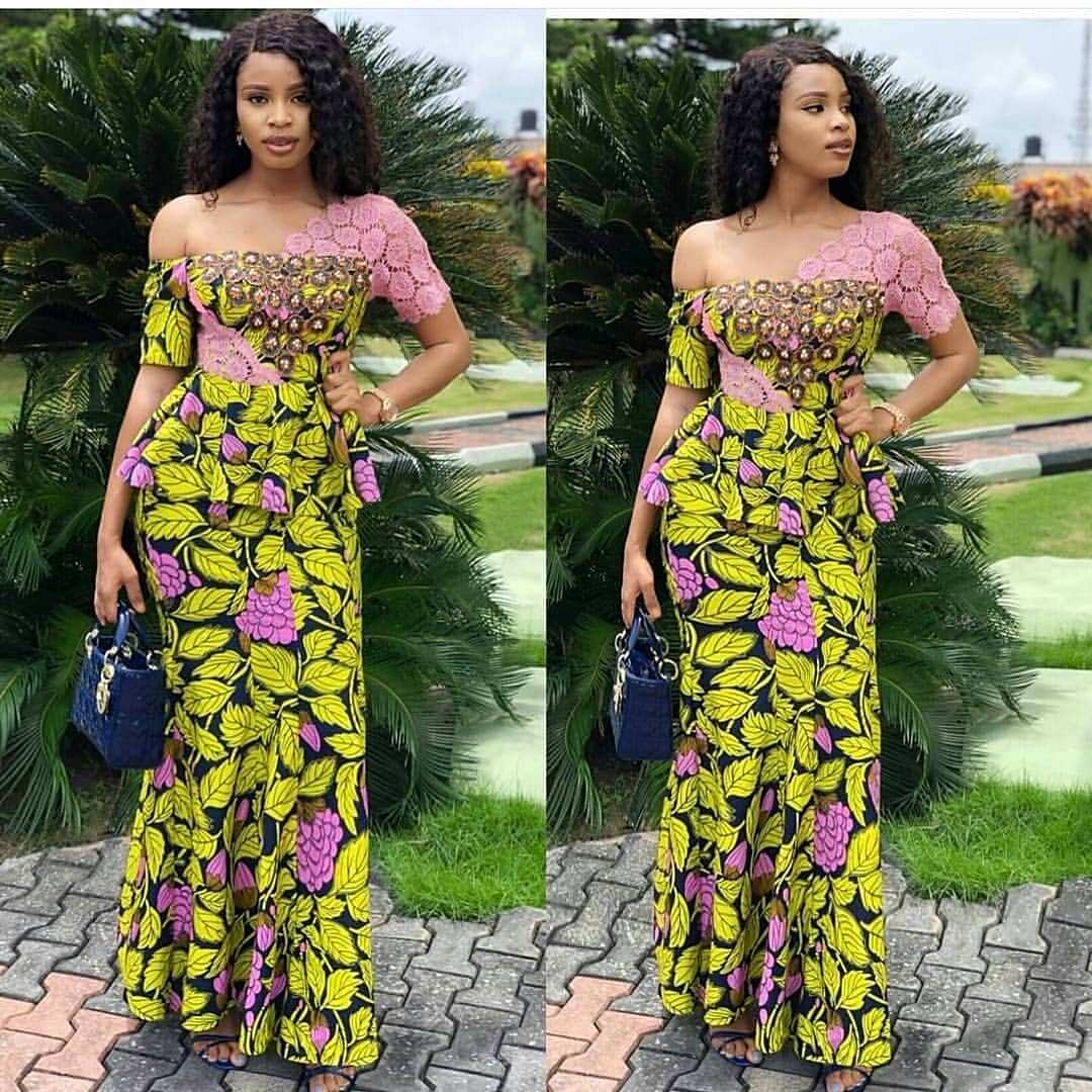 Riches Trendz - Owanbe party.....CEO of jacinth confectionery rocking her six  pieces peplum gown made by Riches Trendz....keep shinning ma thanks for  your patronage... We love you | Facebook