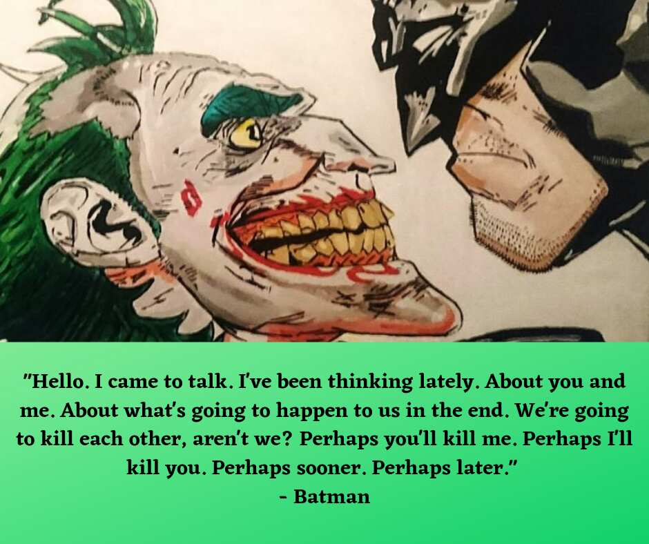 Batman comic quotes