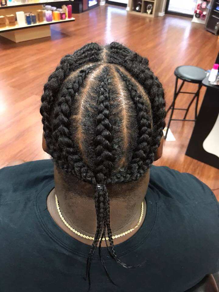 Cornrow braids