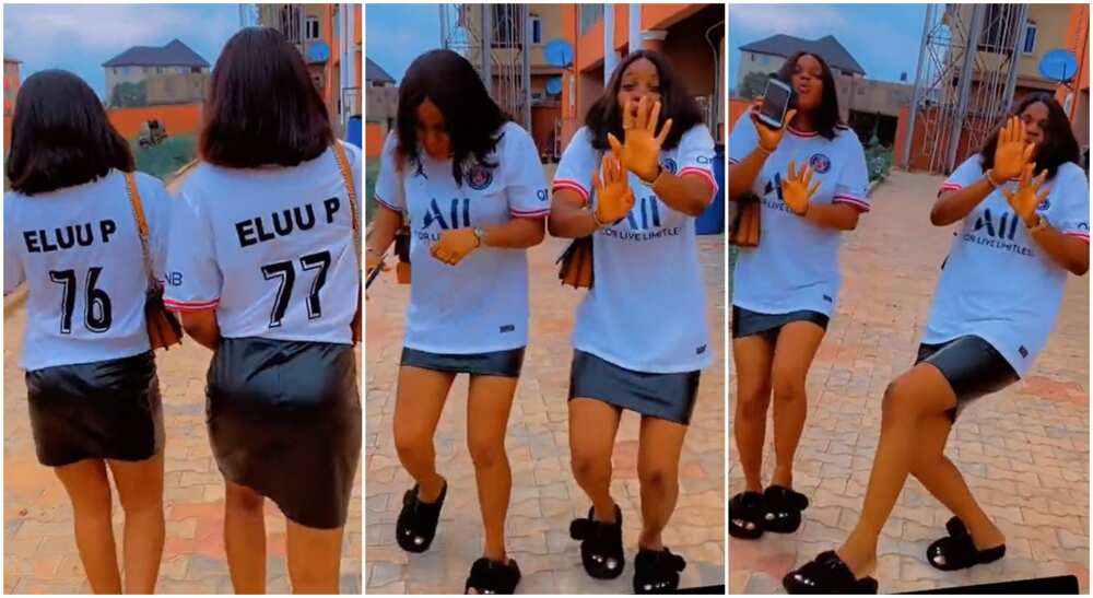 Photos of a two ladies dancing. Photos of a two ladies dancing.