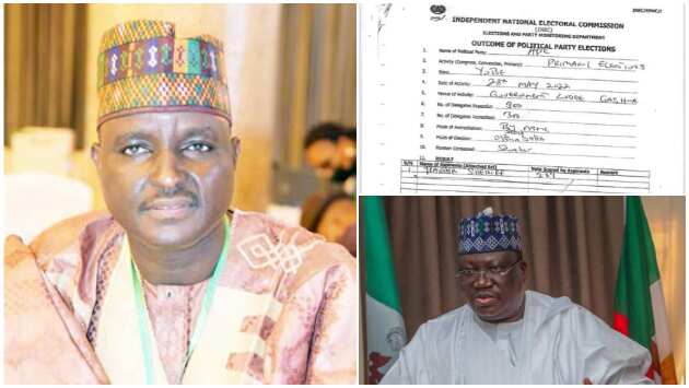 Machina, INEC, Lawan