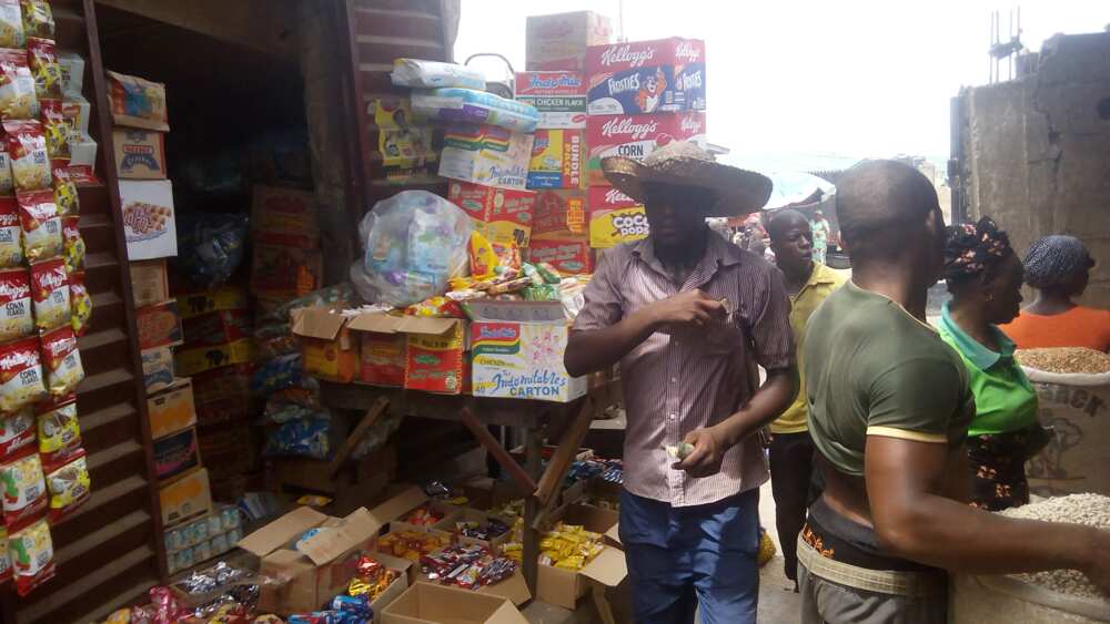 Provisional items on display at mile 12 international market, Mile 12, Lagos. Photo credit: Esther Odili