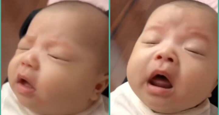 Video of baby attempting to sneeze goes viral
