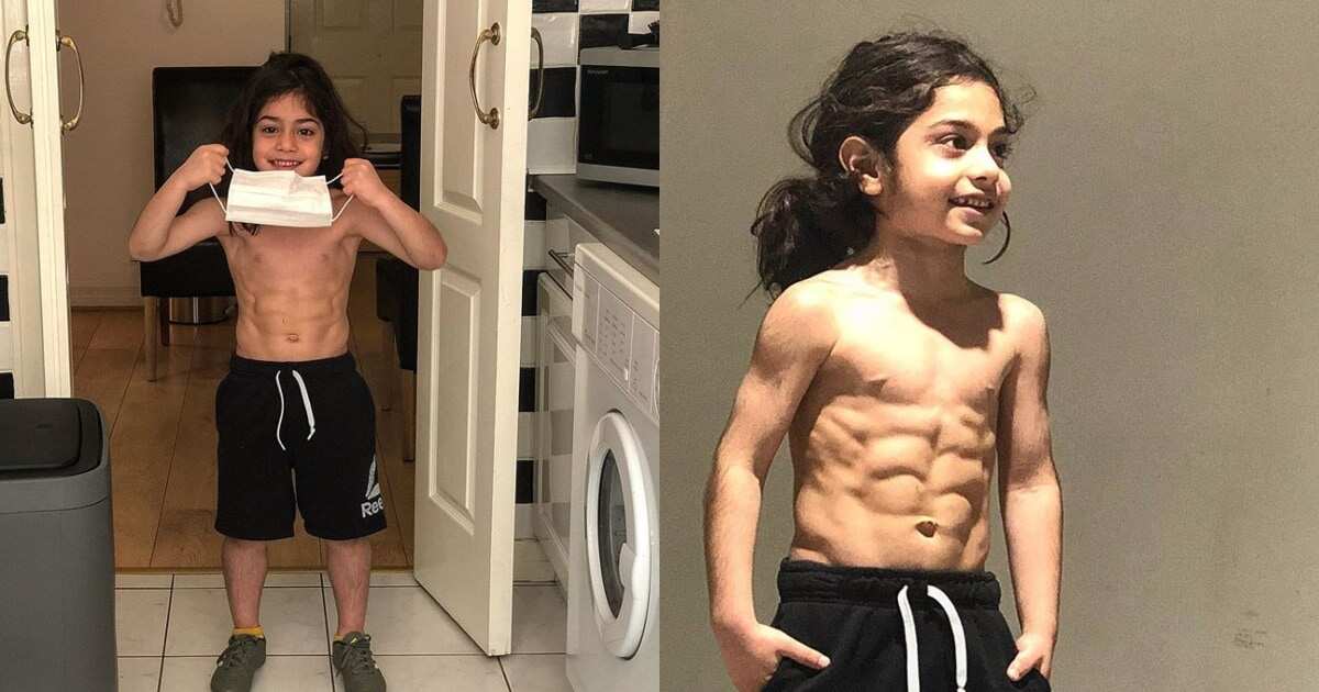 Kid With 6 Pack Abs