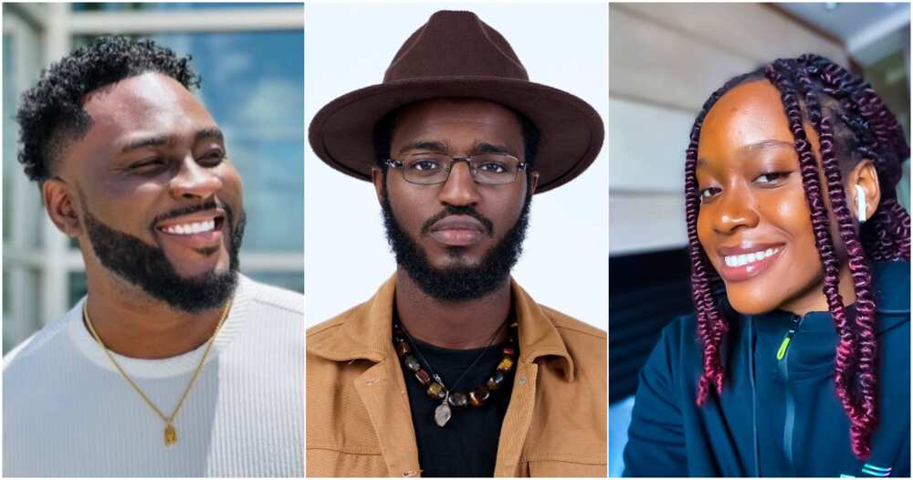 BBNaija stars Pere, Khalid and Daniella