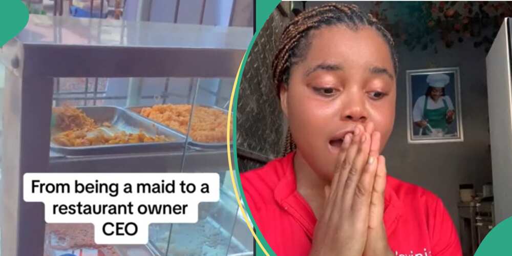Nigerian lady shows restaurant she acquired