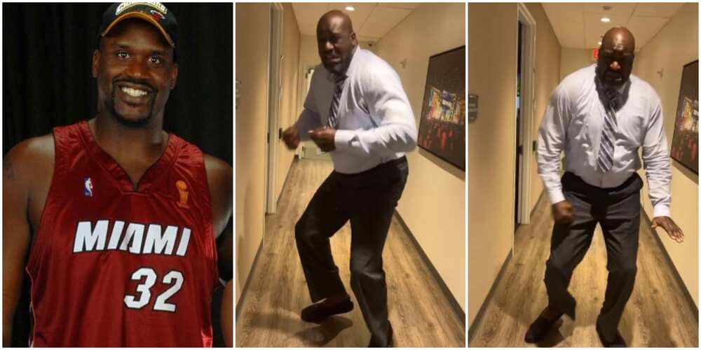 Basketball legend Shaquille O' Neal dances energetically to viral Dorime song