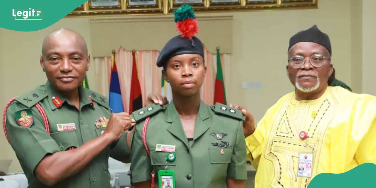 Nigerian Army promotes first female officer to lieutenant