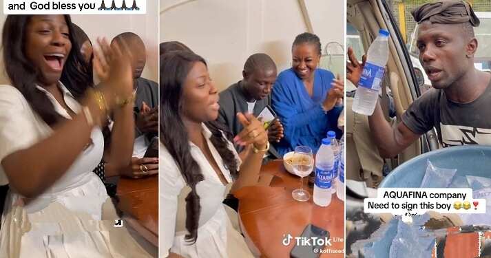 Watch video of moment viral Aquafina hawker impressed Hilda Baci, other celebrities