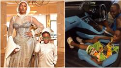 Davido and Jamil: 4 videos show adorable bond between singer and Tiwa Savage's son