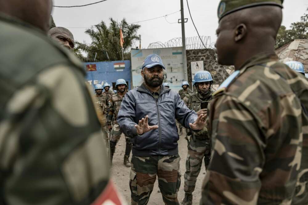 A file picture of the UN's MONUSCO force in North Kivu, DR Congo on July 26