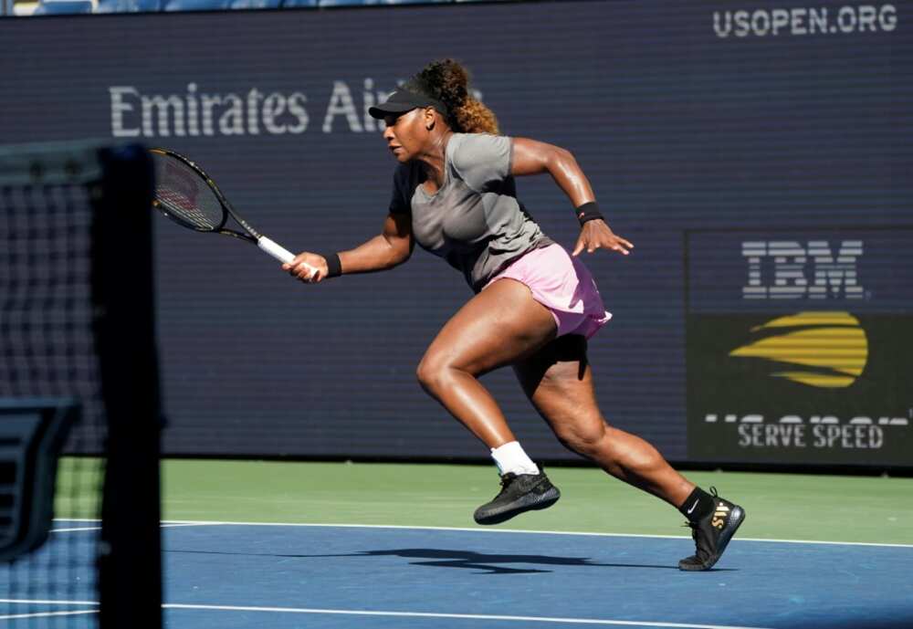 Serena Williams, seen practicing in New York ahead of the US Open, is expected to retire from tennis after the tournament