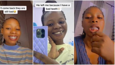 "He left me because I have bad teeth": Nigerian lady dumped by boyfriend flaunts new look in new video