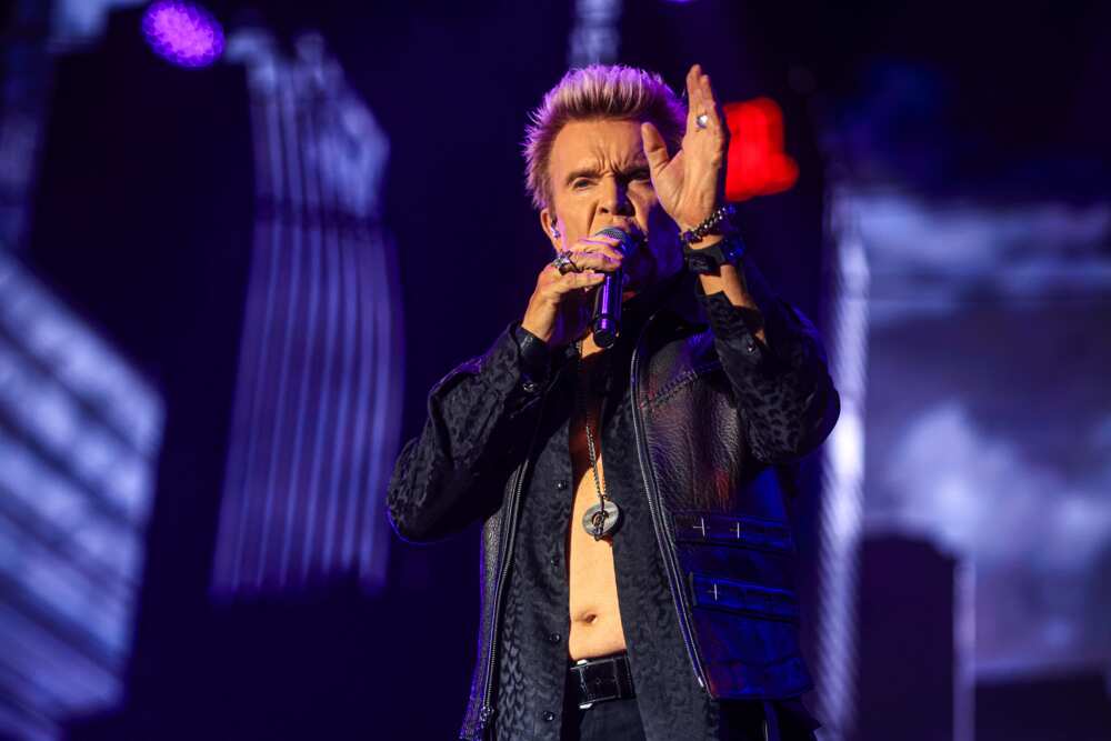Billy Idol performs during a show