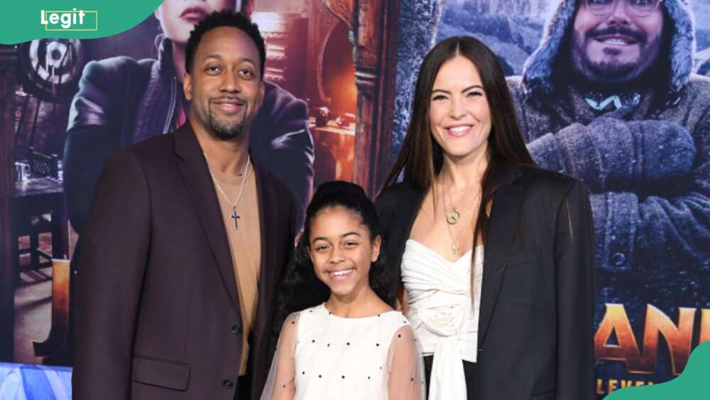 Jaleel White, Samaya White and Shannon Decker arrive at the Premiere Of Sony Pictures' "Jumanji: The Next Level"