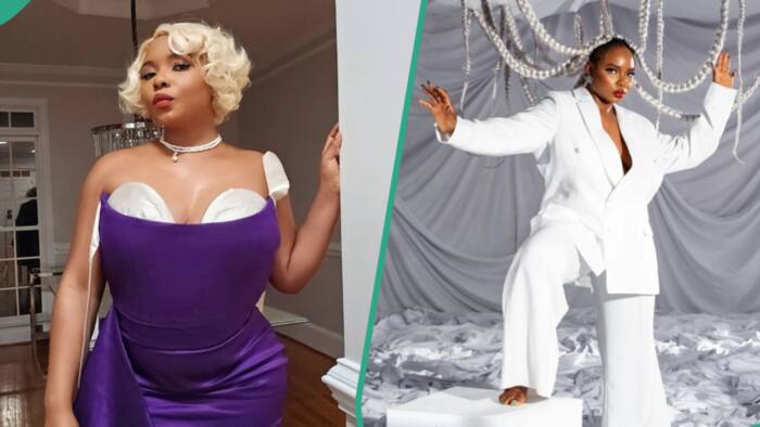 Yemi Alade marks 35th birthday in gorgeous outfit, flaunts curves, colleagues and fans celebrate her