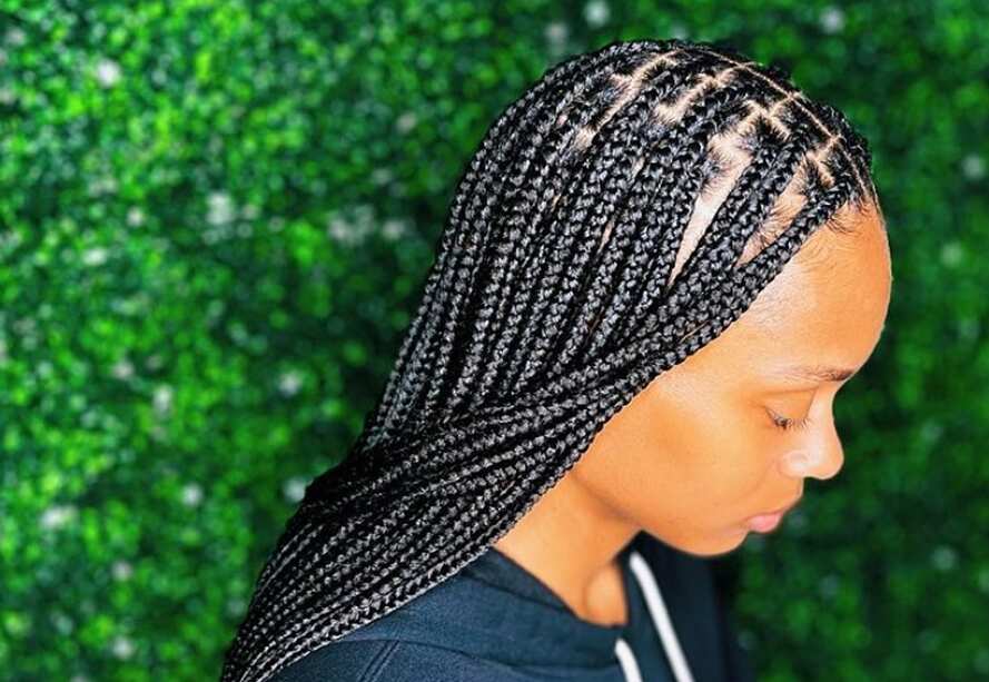 30 Ideas For Knotless Braids Cool Braided Hairstyles For Women Legit Ng