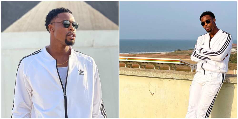 BBNaija's Neo celebrates as he leaves Nigeria for the first time, arrives safely in Ghana