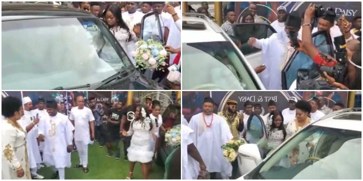 Sweet moment Nigerian man wowed wife with 2 cars on their wedding anniversary goes viral, video melts hearts