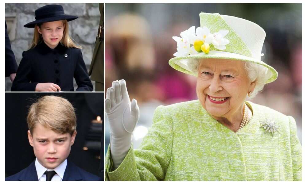 Queen Elizabeth, Prince George, Pricess Charlotte