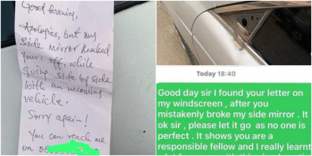 Many social media users were impressed with the man's show of responsibility Many social media users were impressed with the man's show of responsibility