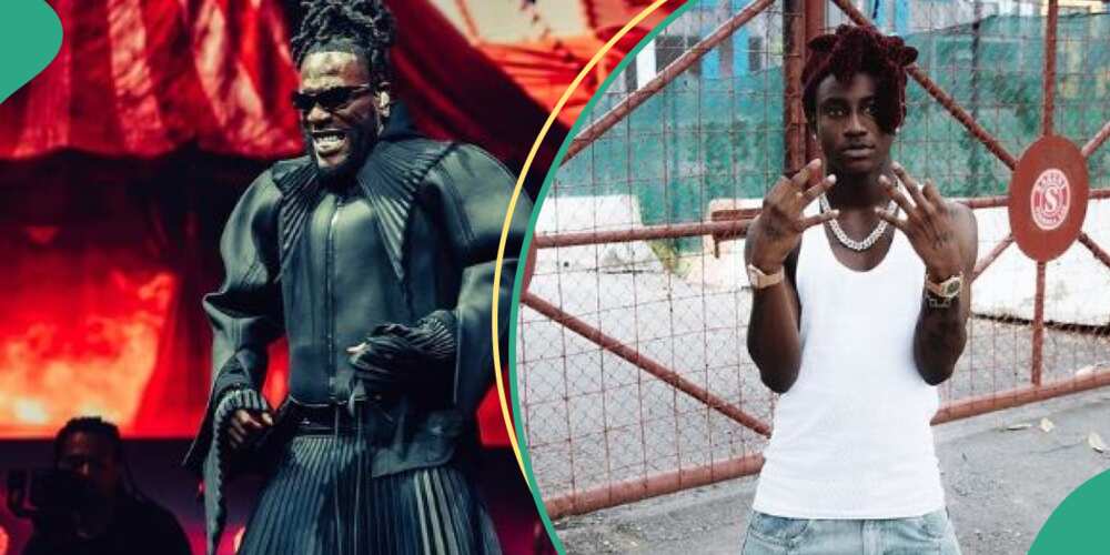 Nigerian singers Burna Boy and Shallipopi Nigerian singers Burna Boy and Shallipopi