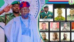 Tinubu, governors arrive burial of slain Nigerian soldiers, video emerges